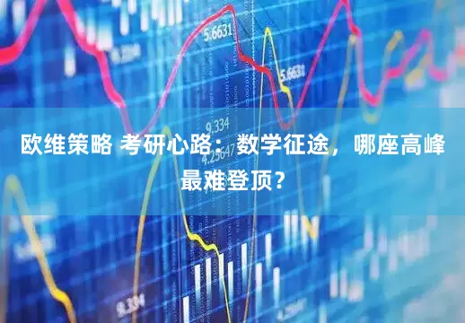 欧维策略 考研心路：数学征途，哪座高峰最难登顶？