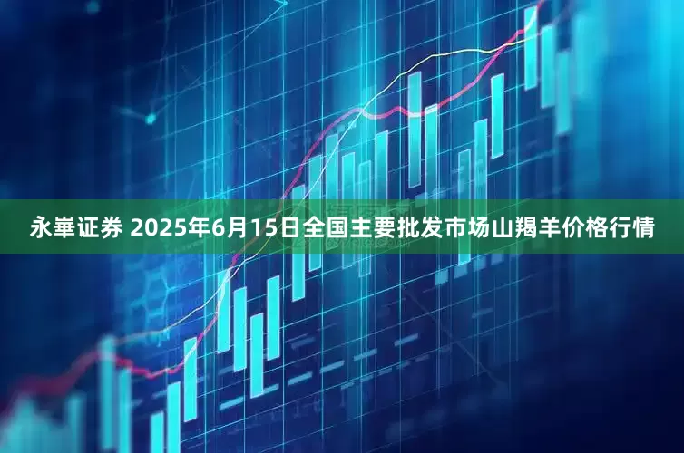 永崋证券 2025年6月15日全国主要批发市场山羯羊价格行情
